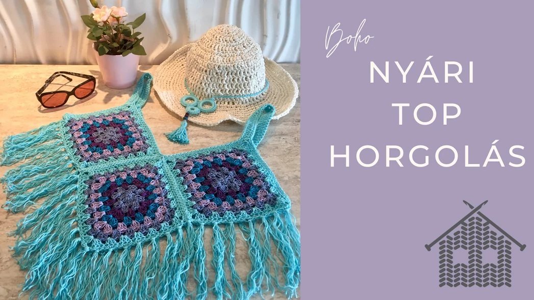 Boho nyári top - letölthető mintaleírás