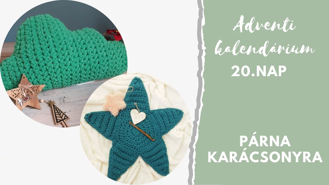 Horgoljunk párnát Karácsonyra