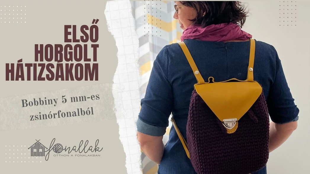 Első horgolt hátizsákom
