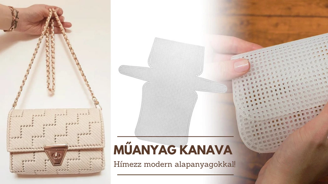 Modern hímzés táskaalapokra