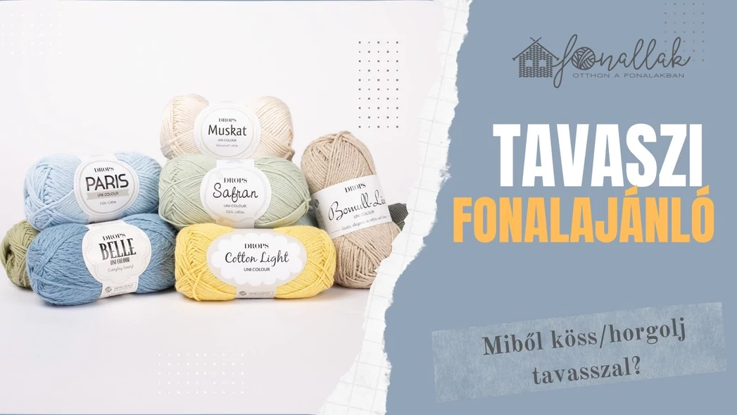 Tavaszi fonalak – könnyed viselet a melegebb napokra