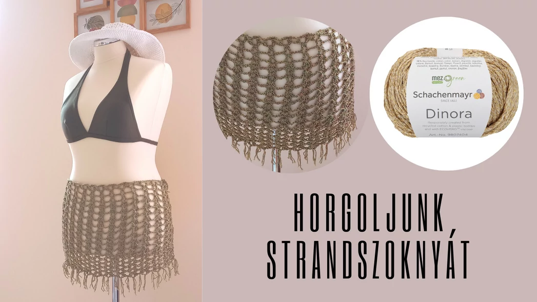 Irány a strand! Horgolj menő strandszoknyát