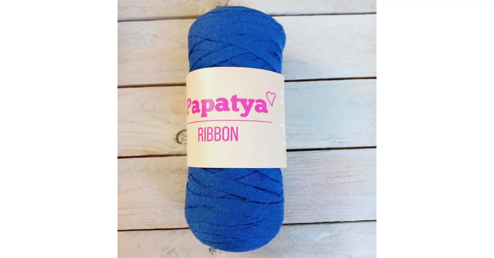 Papatya Ribbon szalagfonal - királykék 200 g - FonalLak.hu