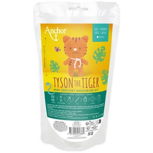 Anchor amigurumi horgoló szett - Tyson, a tigris