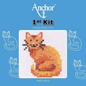 Anchor 1st Kit hímzőkészlet gyerekeknek - cica