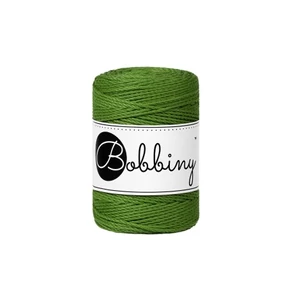 Bobbiny 3 Ply Makramé fonal 1,5 mm - MOSS GREEN Bobbiny 3 Ply Makramé fonal 1,5 mm - MOSS GREEN