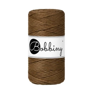 Bobbiny kifésülhető  makramé fonal 3 mm - NUT BROWN