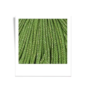 Bobbiny Zsinórfonal Junior 3 mm -  shiny moss green - 100 M Bobbiny Zsinórfonal Junior 3 mm -  shiny moss green - 100 M