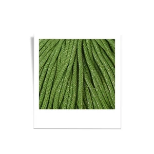 Bobbiny Premium zsinórfonal 5 mm – shiny moss green - 100 m