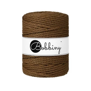 Bobbiny 3 Ply Makramé fonal 5 mm - NUT BROWN Bobbiny 3 Ply Makramé fonal 5 mm - NUT BROWN