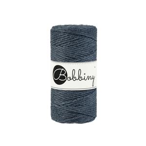 Bobbiny_makramé_fonal_3 mm_antracit