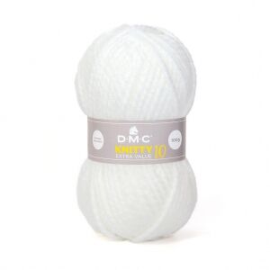 DMC Knitty 10 vastag fonal - fehér 962