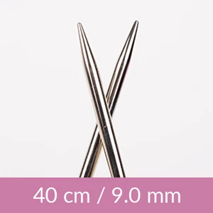 DROPS fém kötőtű - 40 cm – 9,0 mm