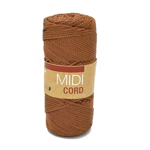 Midi Cord poliészter zsinór - TABAC