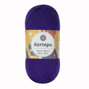 Kartopu Bambu Sakura bambusz-akril gyerekfonal - sötétlila