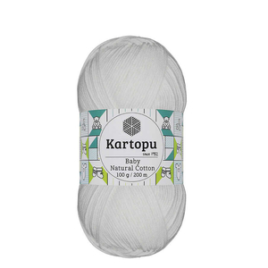 Kartopu Baby Natural -  010 - fehér