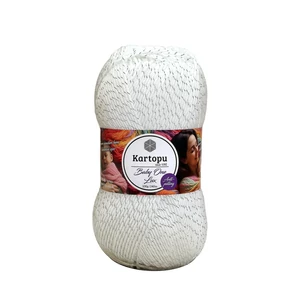 Kartopu Baby One Lux - 010-GÜ - FEHÉR EZÜSTSZÁLLAL