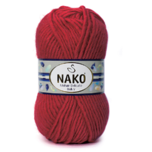 Nako Mohair Delicate Bulky - Vörös