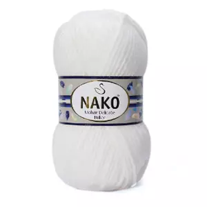 Nako Mohair Delicate Bulky - Fehér