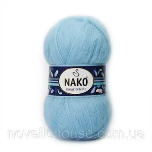 Nako Mohair Delicate Uni - 6119 - Égkék