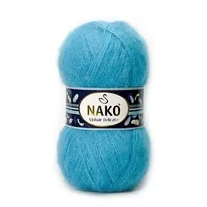 Nako Mohair Delicate Uni - 6134 - Türkisz