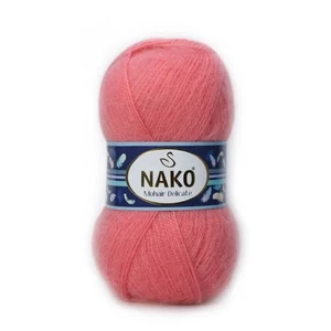 Nako Mohair Delicate Uni - 6138 - korall