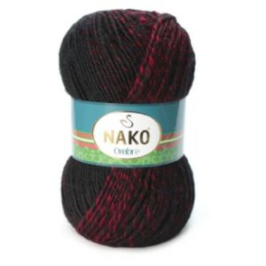 Nako Ombre - 20310 bordó-fekete