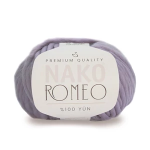 Nako Romeo 100% gyapjú chunky fonal – 13421 – Antik lila