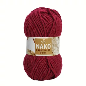 Nako Superlambs Bulky – 13794 – BORDÓ