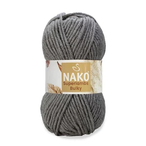 Nako Superlambs Bulky – 4977 – SÖTÉTSZÜRKE MELANGE