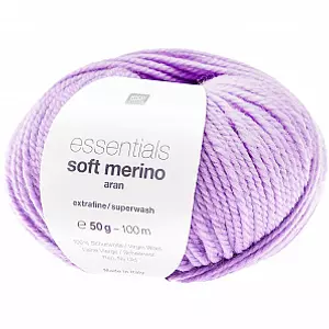 Rico Essentials Soft Merino Aran - viola