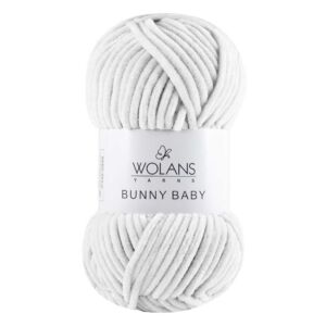 Bunny Baby plüssfonal - fehér