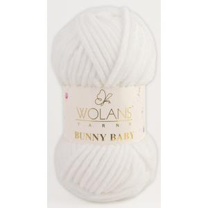 Bunny Baby plüssfonal - fehér