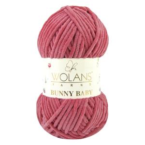 Bunny Baby plüssfonal - málna