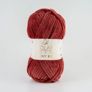 Bunny Baby plüssfonal - dark rose