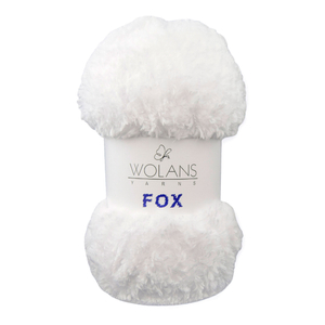 Wolans Fox szőrös fonal - fehér