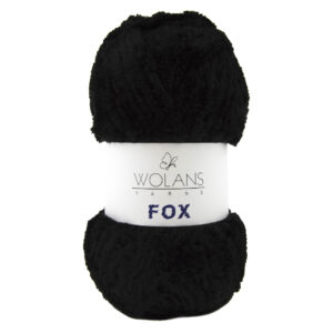 Wolans Fox szőrös fonal - fekete