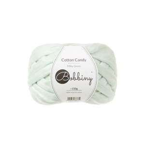 Bobbiny Cotton Candy - Milky Green
