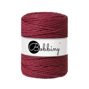 3 ply makramé fonal wine red