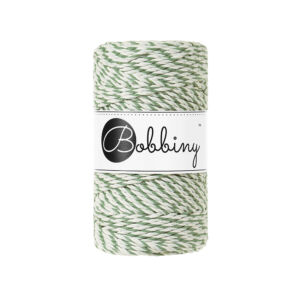 Bobbiny 3 Ply Makramé fonal 3 mm - Magical Collection - Milky Green