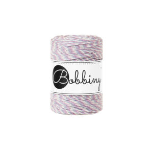 Bobbiny 3 Ply Makramé fonal 1,5 mm - Magical Collection - Pastel Pink