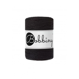 Bobbiny 3 Ply Makramé fonal 1,5 mm - FEKETE