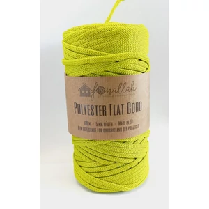 Fonallak PP flat cord - LIME