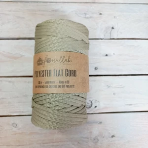 Fonallak PP flat cord - HALVÁNY OLIVA