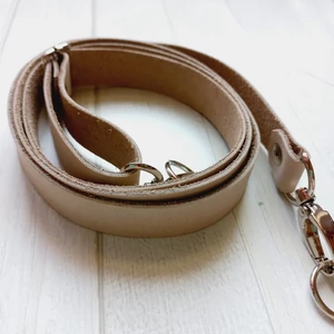 Bőr táskapánt cross body 120 cm - natúr