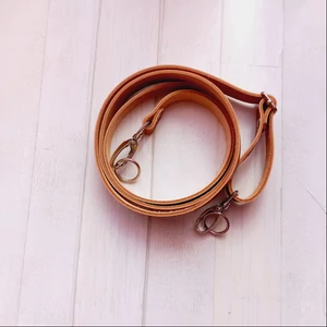 Bőr táskapánt cross body 120 cm - őzbarna