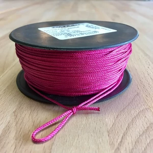 Makramézsinór nanocord PP 1 mm - Magenta