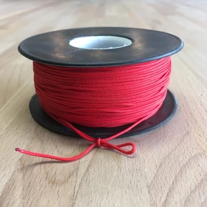 Makramézsinór nanocord PP 1 mm - Piros