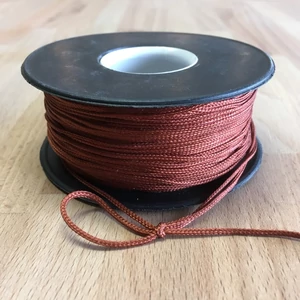 Makramézsinór nanocord PP 1 mm - Vörösréz