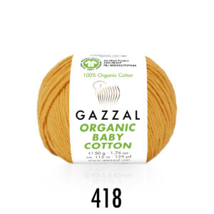 Gazzal Organic Baby Cotton – mandarin